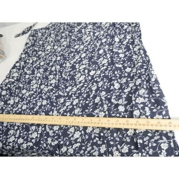 Vince Camuto Women's Plus Size Floral Tie Shoulder Angled Hem Jumpsuit 1X - Picture 9 of 9